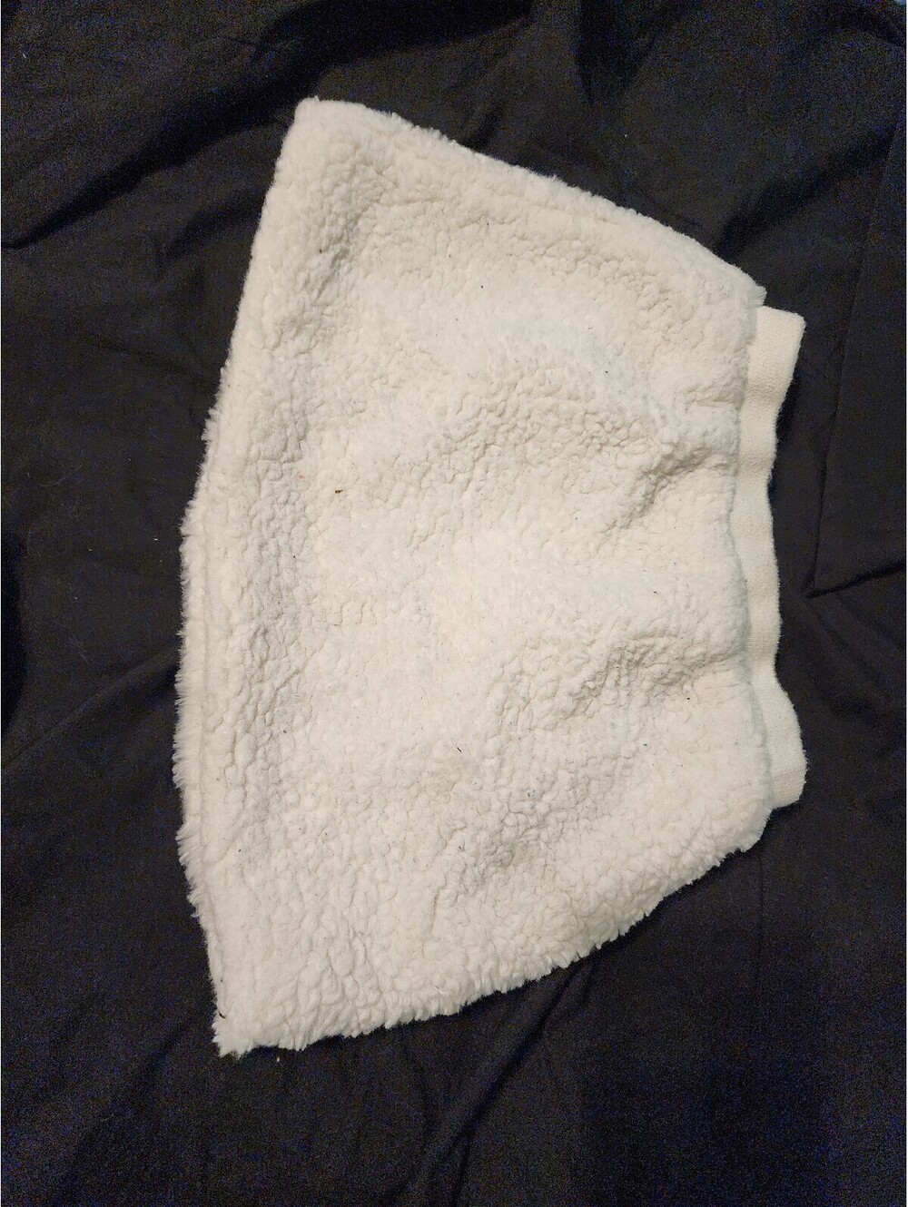 White Sherpa Fleece Skirt Size 6